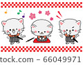 White cat, samurai, white cat, samurai, kitty, samurai 66049971