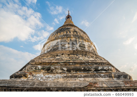 Shwesandaw pagoda the best location landmark for see the beautiful view of sunrise or sunset over the ancient pagoda in Bagan kingdom the first empire of Myanmar. Shwesandaw pagoda the best location landmark for see the beautiful view of sunrise or sunset over the ancient pagoda in Bagan kingdom the first empire of Myanmar. 66049993