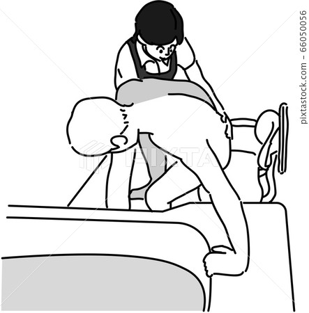 Medical care, welfare illustration, physical care life Medical care, welfare illustration, physical care life 66050056