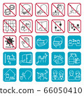 Corona measures icon set 03 66050410