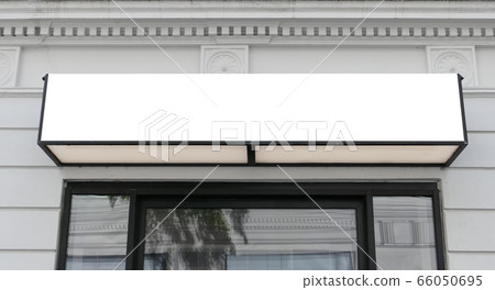 Blank rectangular signboard on the wall Copenhagen Blank rectangular signboard on the wall Copenhagen 66050695