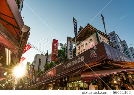 Cityscape of Tokyo Scenery around Ameyoko Shopping Street 66051363