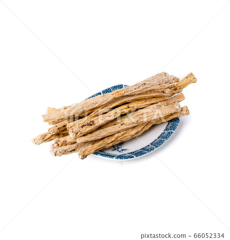 Ginseng or Dried Ginseng on a background new. 66052334