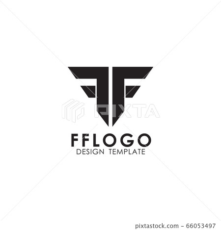 FF letter initial icon logo design template - Stock Illustration ...