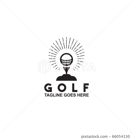 Emblem logo for golf sport activity vector Emblem logo for golf sport activity vector 66054130