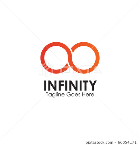 Infinity icon logo design vector template 66054171