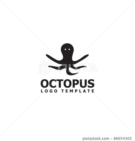 Octopus restaurant logo design vector template 66054303
