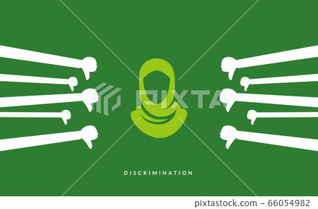 an abstract illustration of green hijab sign an abstract illustration of green hijab sign 66054982