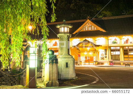 《兵庫縣》新鮮的綠色城崎溫泉/溫泉町 《兵庫縣》新鮮的綠色城崎溫泉/溫泉町 66055172
