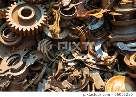 Old rusty metal scrap Old rusty metal scrap 66055250