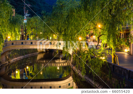 《Hyogo Prefecture》Fresh green Kinosaki hot spring/hot spring town 66055420