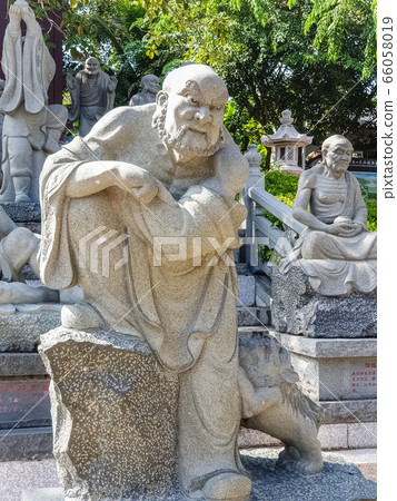 Statue on the territory of Buddhist center Nanshan Statue on the territory of Buddhist center Nanshan 66058019