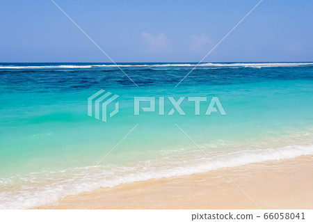 View on Karma beach on Bali, Indonesia 66058041