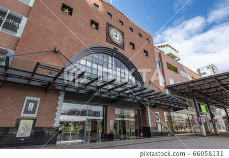 Jr Oita Station North Exit Stock Photo