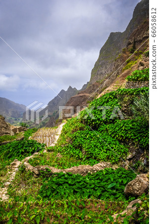 Paul Valley landscape in Santo Antao island, Cape Paul Valley landscape in Santo Antao island, Cape 66058612