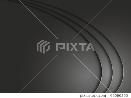 Abstract background-geometric pattern-oval-layered style-black 66060290