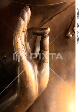 hand of buddha statue in Thailand hand of buddha statue in Thailand 66060402