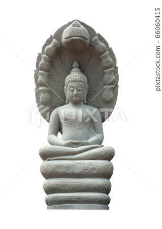 Buddha statue isolated against white Buddha statue isolated against white 66060415