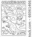 Coloring book dinosaur subject image 9 66061466