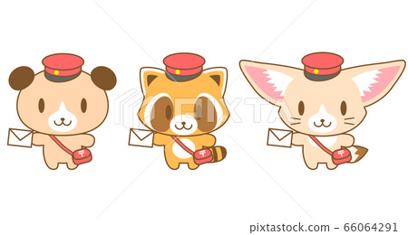 Animal postman set 3 66064291