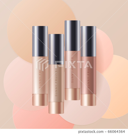 Concealer, foundation cosmetic ads template 66064364