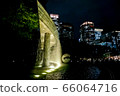 Wadakura Fountain Park and Marunouchi Building night view 66064716