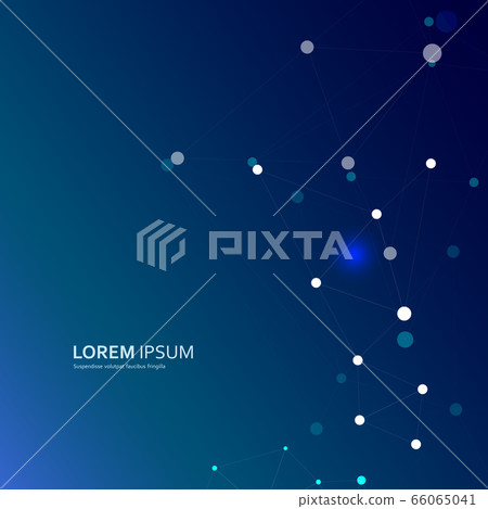 Abstract technology connect vector 66065041