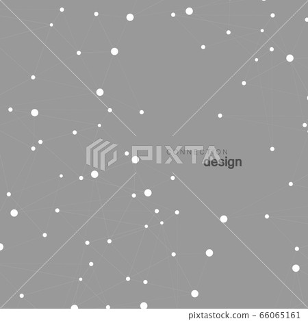 Abstract connect polygonal network background with dots and lines Abstract connect polygonal network background with dots and lines 66065161