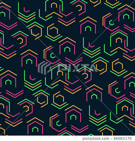 Vector abstract hexagon shapes background Vector abstract hexagon shapes background 66065170