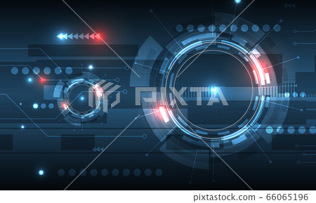Abstract bright background for design. Vector glowing circle Abstract bright background for design. Vector glowing circle 66065196