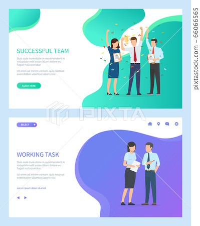 Successful Team and Working Task, Workers Set Successful Team and Working Task, Workers Set 66066565