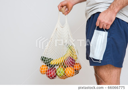 Zero waste concept with copy space. Delivery service. 66066775