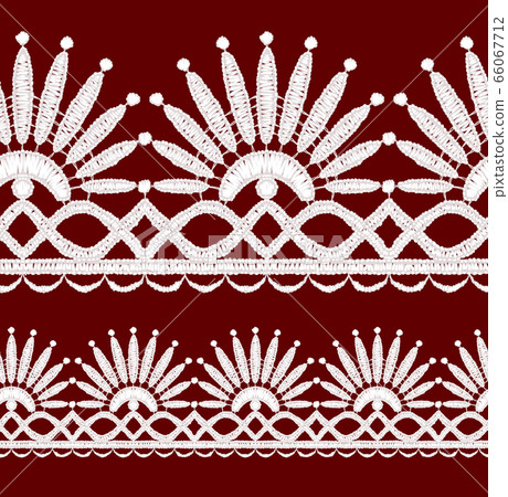 Seamless openwork lace border. 66067712