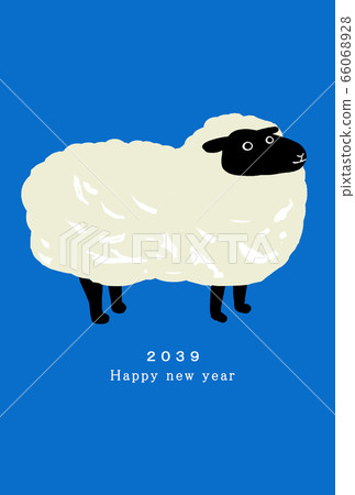 2039 New Year's card template 2039 New Year's card template 66068928