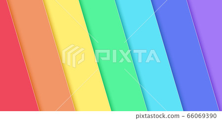 Abstract rainbow color diagonal overlay background 66069390