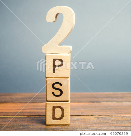 Wooden blocks with the word PSD 2 - Payment Services Directive. European Commission Banking Directive. Increase payment efficiency Wooden blocks with the word PSD 2 - Payment Services Directive. European Commission Banking Directive. Increase payment efficiency 66070239