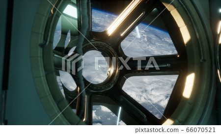 Cockpit view from International Space Station Cockpit view from International Space Station 66070521