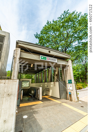 東京城市景觀都營地鐵國家體育館站 東京城市景觀都營地鐵國家體育館站 66071522