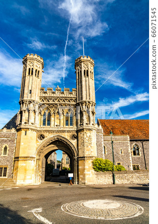 The Fyndon Gate of St. Augustine Abbey in Canterbury, England 66071545