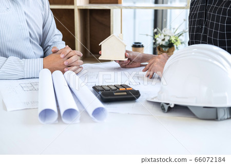 Team of engineering or architect meeting and 66072184