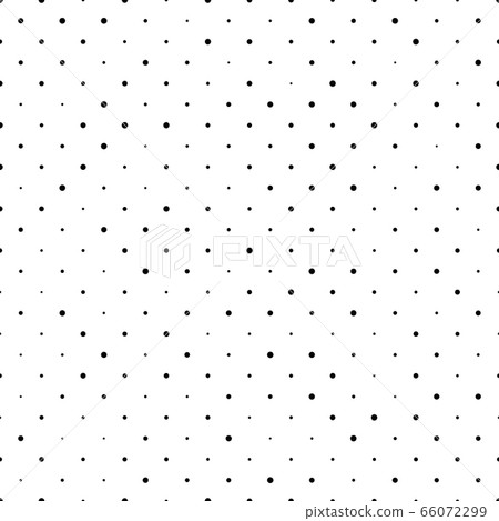 Seamless polka dot pattern. Black dots in random sizes on white background. Vector illustration Seamless polka dot pattern. Black dots in random sizes on white background. Vector illustration 66072299