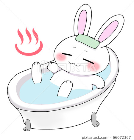 Bath rabbit - Stock Illustration [66072367] - PIXTA