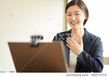 在線會議的在線面試圖片 66073519