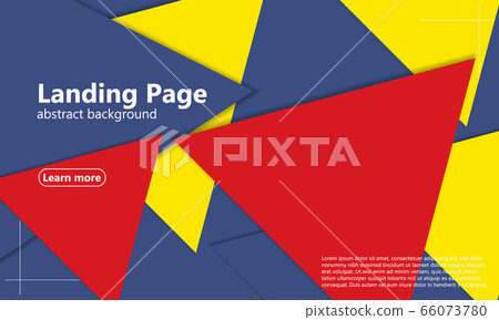 Minimal layout. Modern material design. Vector. 66073780