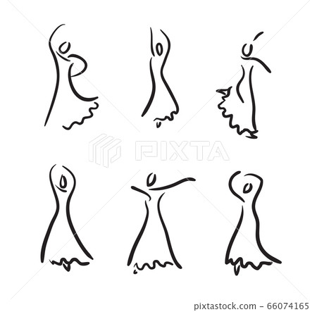 Flamenco dancer. Flamenco dancer. 66074165