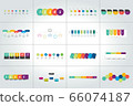 Mega set of timeline infographic templates, diagrams,  presentations. 66074187