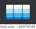 Pricing table design template for business. Vector. 66074248