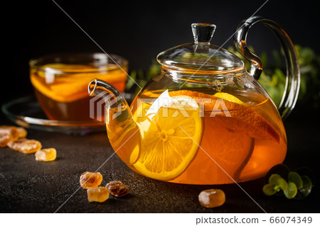 Hot citrus tea Hot citrus tea 66074349