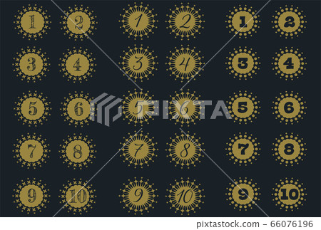 數字圖標 66076196