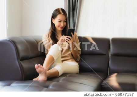 young asian business woman work from home young asian business woman work from home 66077157